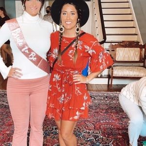 Shop hopes fall dress worn once